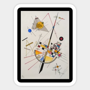 Wassily Kandinsky Abstract Art Sticker